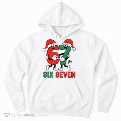 Six Seven 6-7 67 Christmas Funny Cute Hoodie