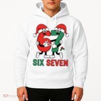 Six Seven 6-7 67 Christmas Funny Cute Hoodie thumb 2