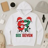 Six Seven 6-7 67 Christmas Funny Cute Hoodie thumb 3