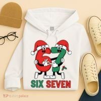 Six Seven 6-7 67 Christmas Funny Cute Hoodie thumb 4
