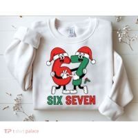 Six Seven 6-7 67 Christmas Funny Cute Sweatshirt thumb 2