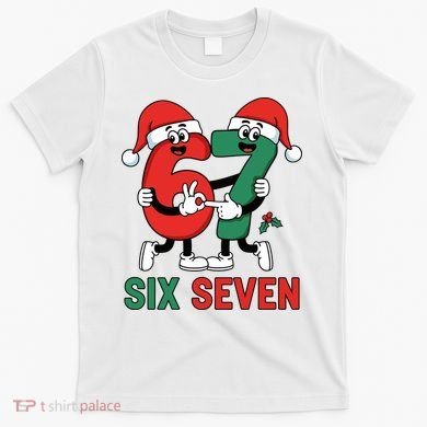 Six Seven 6-7 67 Christmas Funny Cute T-Shirt