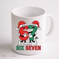 Six Seven 6-7 67 Christmas Funny Cute Coffee Mug thumb 1
