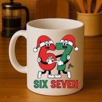 Six Seven 6-7 67 Christmas Funny Cute Coffee Mug thumb 4