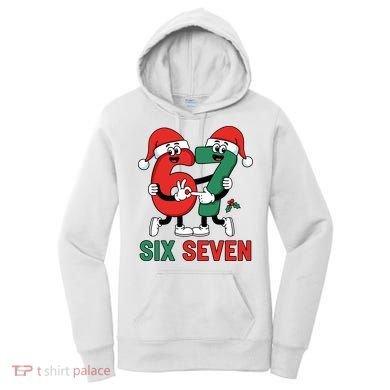 Six Seven 6-7 67 Christmas Funny Cute Women's Hoodie