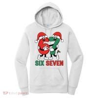 Six Seven 6-7 67 Christmas Funny Cute Women's Hoodie thumb 0