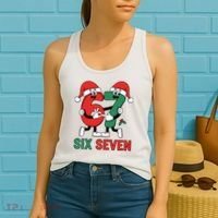 Six Seven 6-7 67 Christmas Funny Cute Women's Tank Top thumb 2