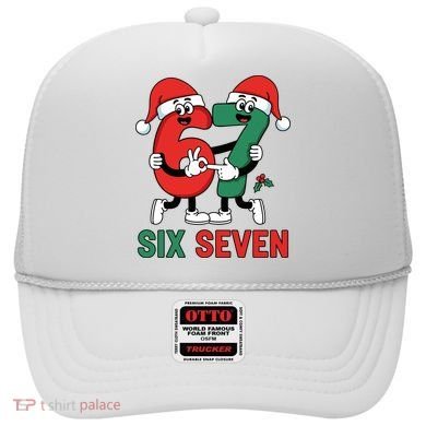 Six Seven 6-7 67 Christmas Funny Cute Hat