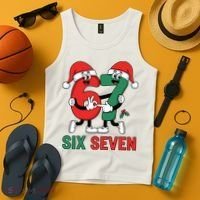 Six Seven 6-7 67 Christmas Funny Cute Tank Top thumb 4
