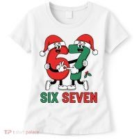 Six Seven 6-7 67 Christmas Funny Cute Women's T-Shirt thumb 0