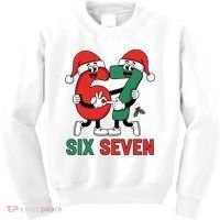 Six Seven 6-7 67 Christmas Funny Cute Kids Sweatshirt thumb 0