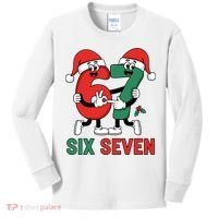 Six Seven 6-7 67 Christmas Funny Cute Kids Long Sleeve Shirt thumb 0