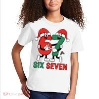 Six Seven 6-7 67 Christmas Funny Cute Kids T-Shirt thumb 2