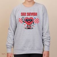 Six Seven 6-7 Valentines Day Women's Sweatshirt thumb 0