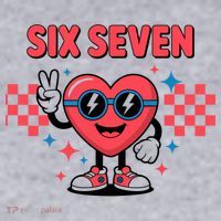 Six Seven 6-7 Valentines Day Women's Sweatshirt thumb 2