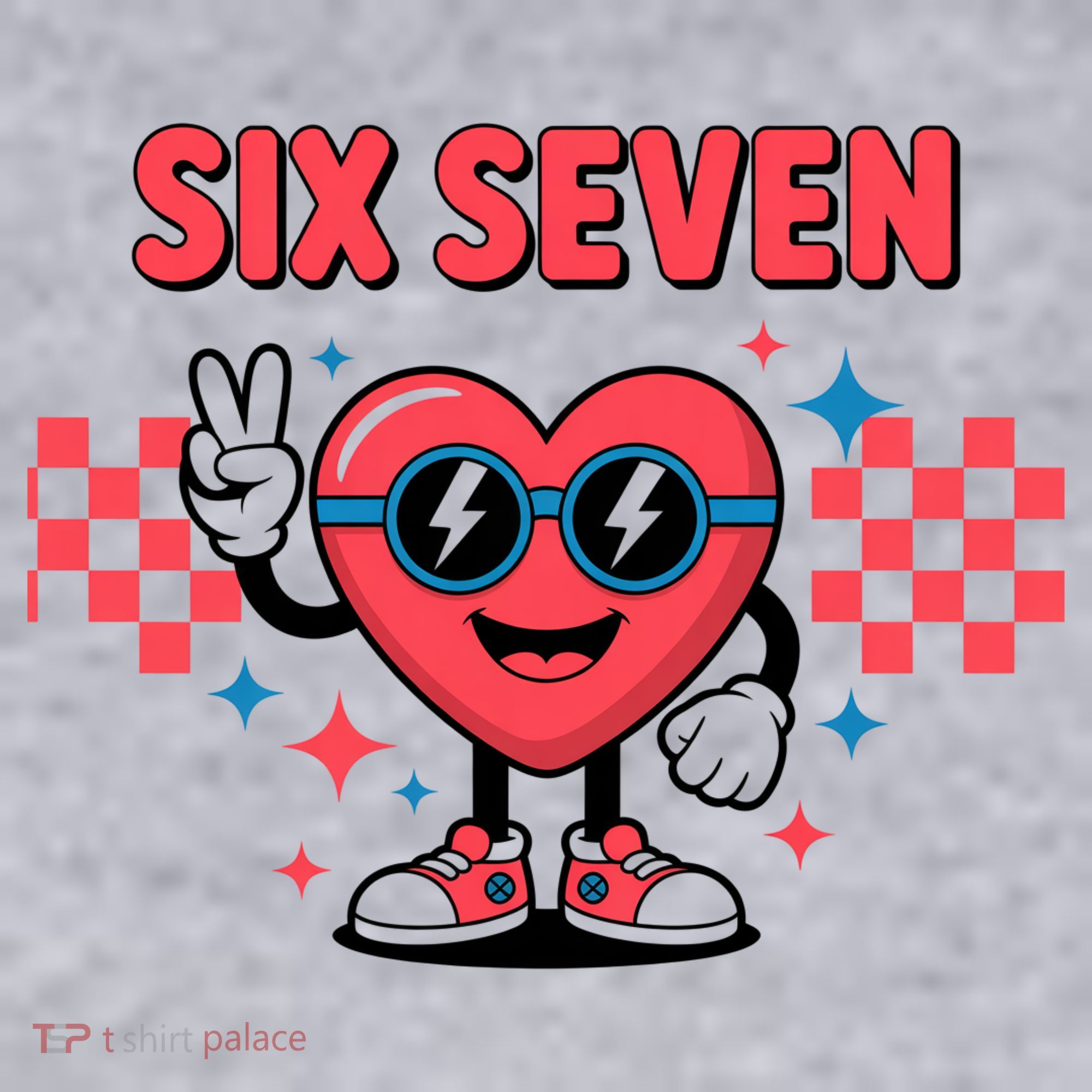 Six Seven 6-7 Valentines Day Women's Sweatshirt