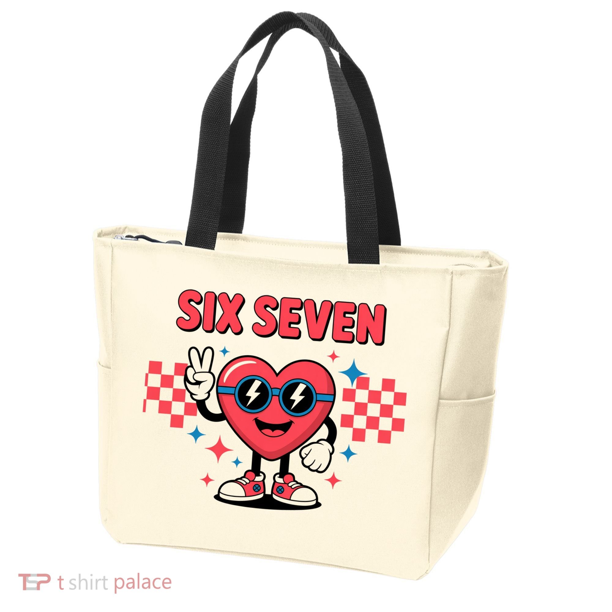Six Seven 6-7 Valentines Day Tote Bag