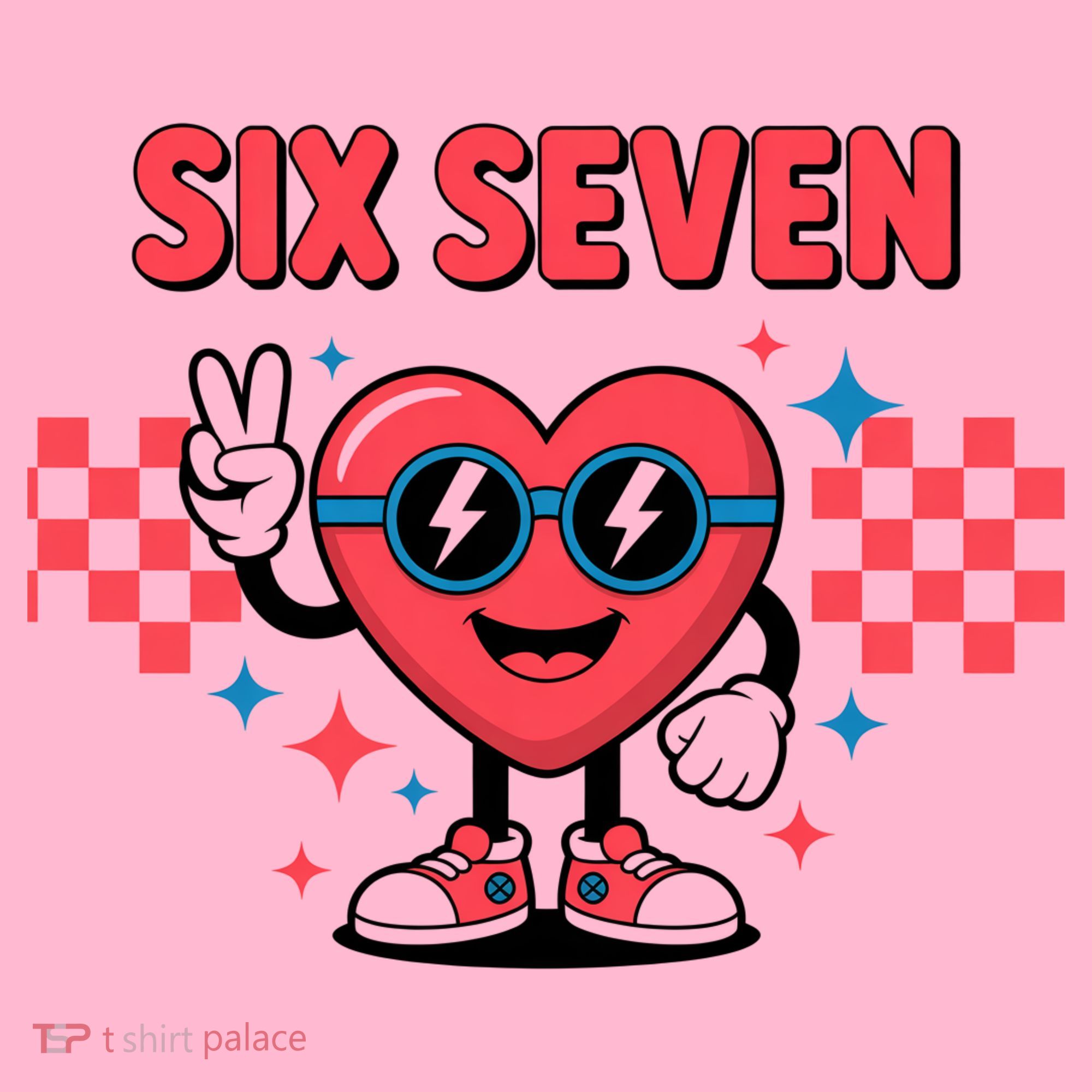 Six Seven 6-7 Valentines Day Coaster