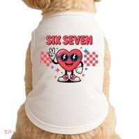 Six Seven 6-7 Valentines Day Doggie Tank thumb 0