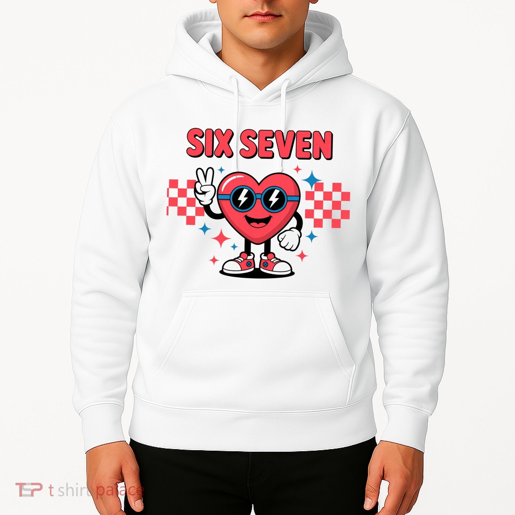 Six Seven 6-7 Valentines Day Hoodie