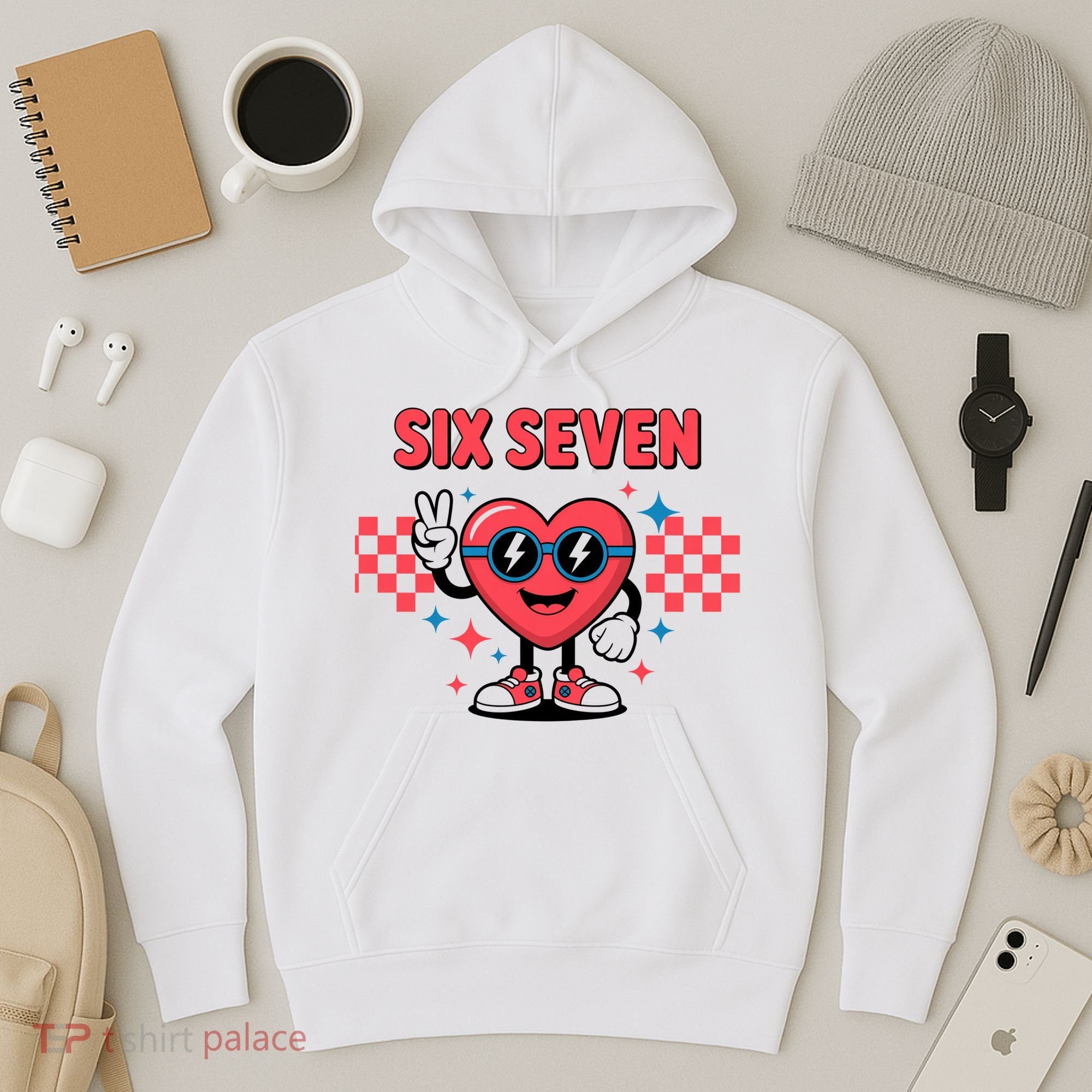 Six Seven 6-7 Valentines Day Hoodie