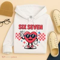 Six Seven 6-7 Valentines Day Hoodie thumb 4