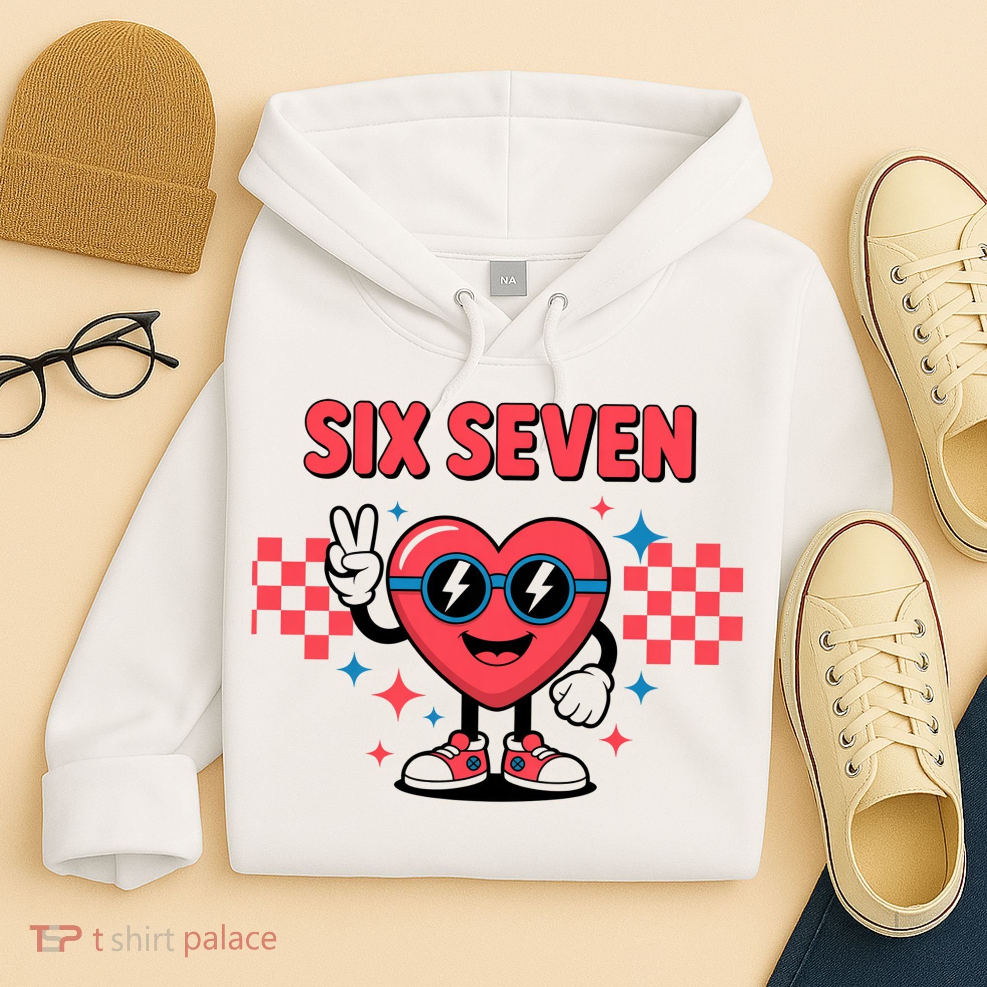 Six Seven 6-7 Valentines Day Hoodie