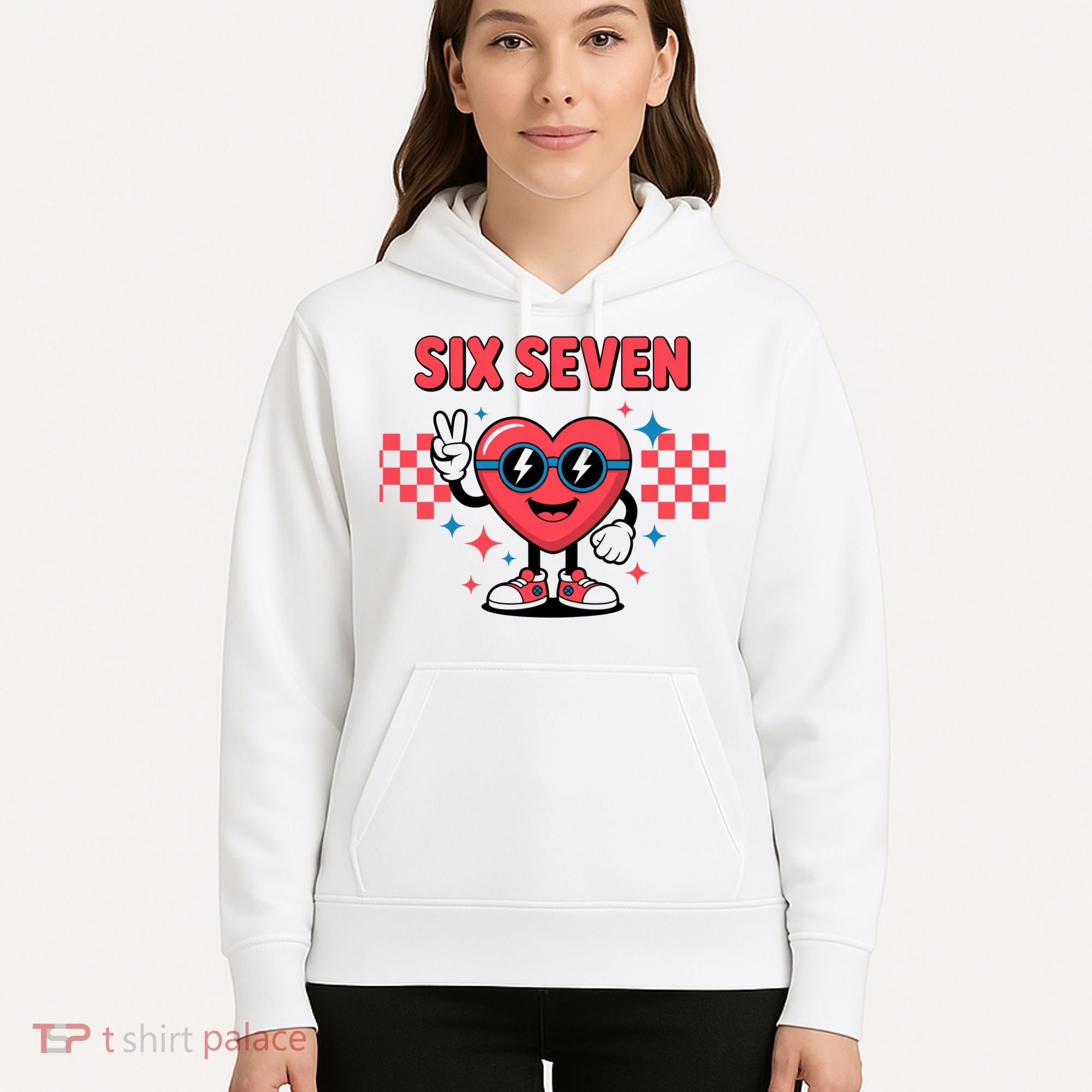 Six Seven 6-7 Valentines Day Hoodie