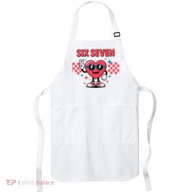 Six Seven 6-7 Valentines Day Apron