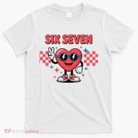Six Seven 6-7 Valentines Day T-Shirt thumb 0