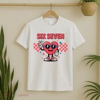 Six Seven 6-7 Valentines Day T-Shirt thumb 2