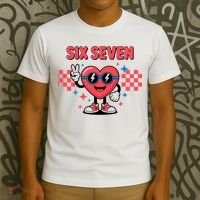 Six Seven 6-7 Valentines Day T-Shirt thumb 3