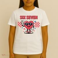 Six Seven 6-7 Valentines Day T-Shirt thumb 4