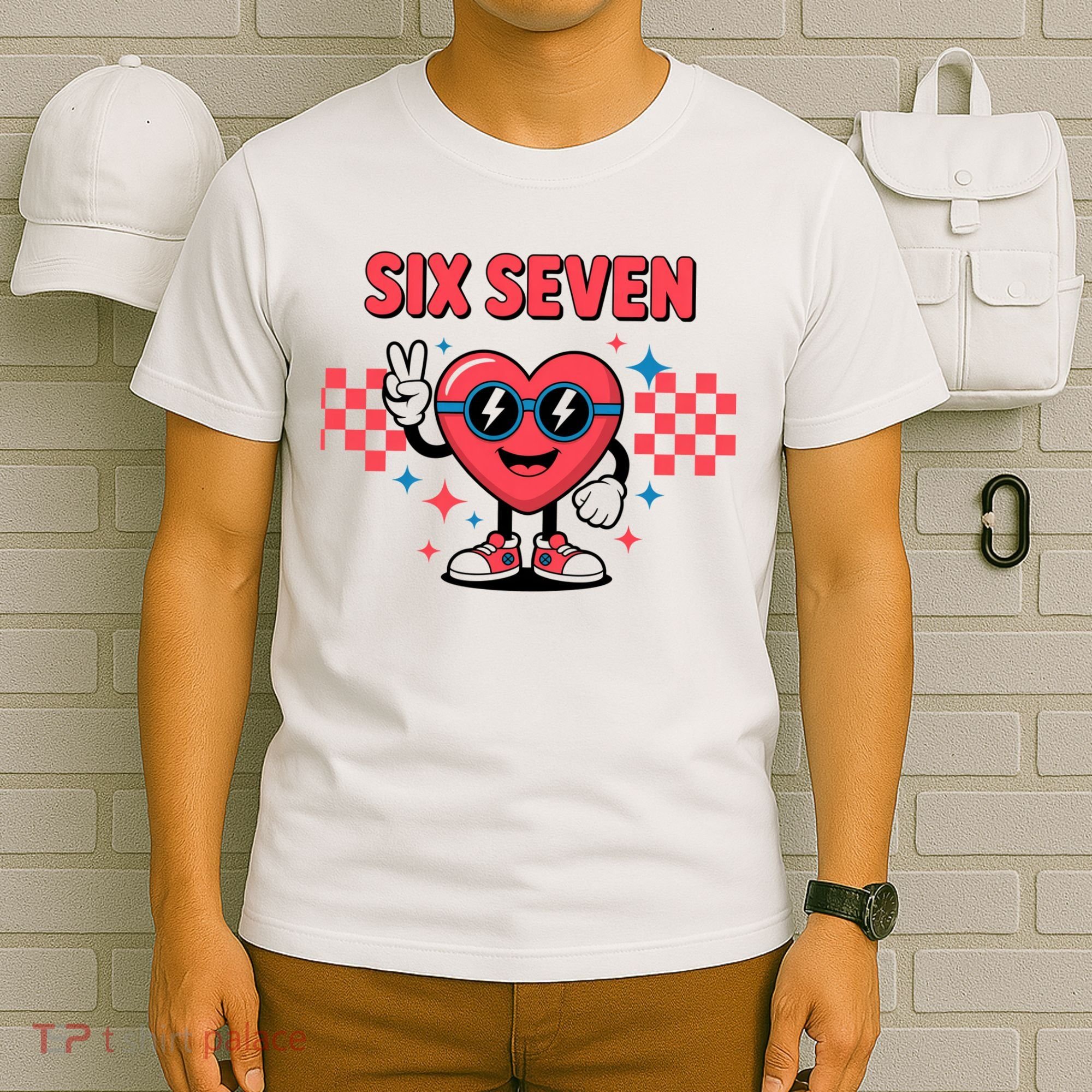 Six Seven 6-7 Valentines Day T-Shirt