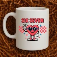 Six Seven 6-7 Valentines Day Coffee Mug thumb 2