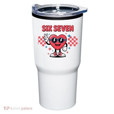Six Seven 6-7 Valentines Day Tumbler