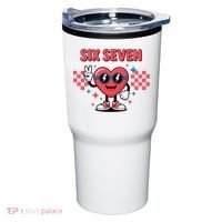 Six Seven 6-7 Valentines Day Tumbler thumb 0