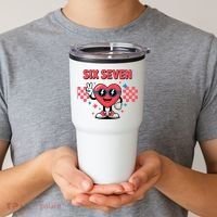Six Seven 6-7 Valentines Day Tumbler thumb 2
