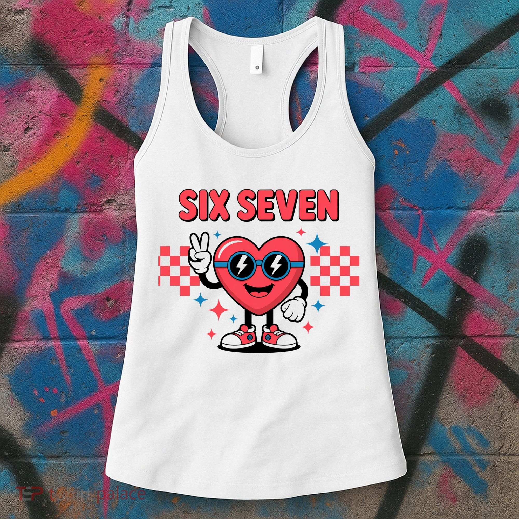Six Seven 6-7 Valentines Day Women's Tank Top