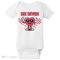 Six Seven 6-7 Valentines Day Baby Bodysuit thumb 0