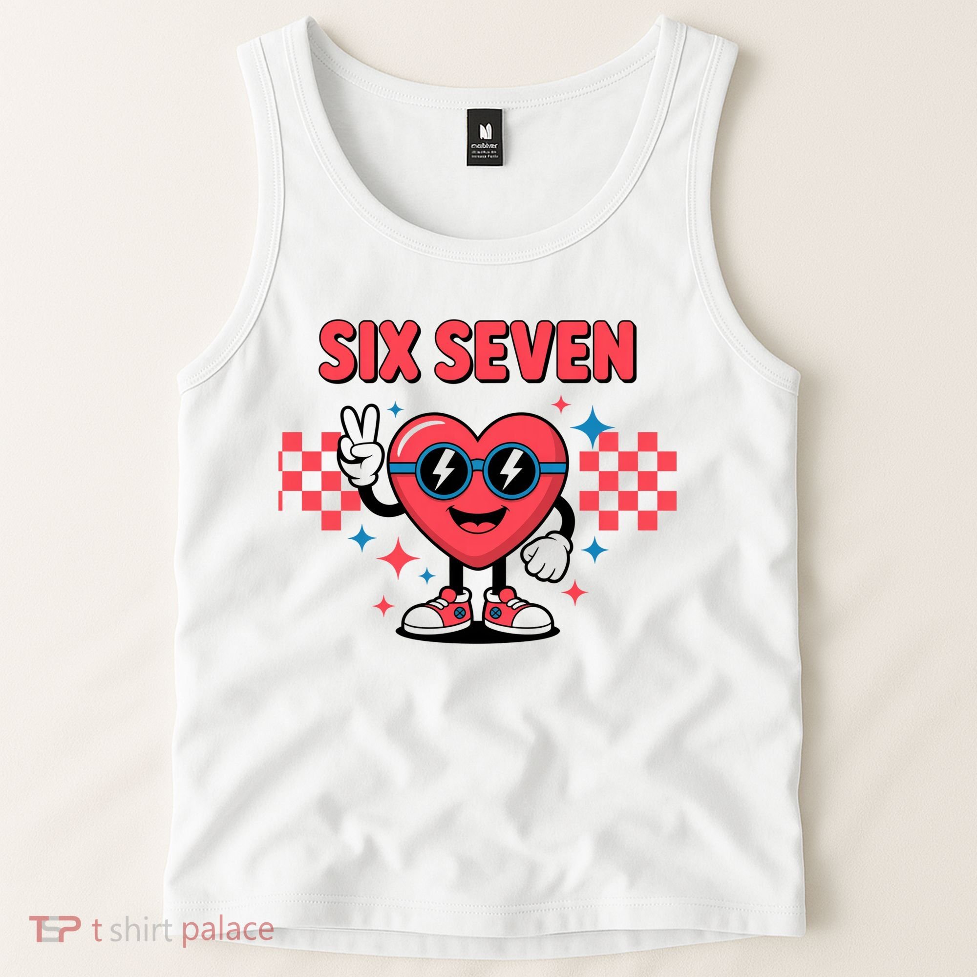 Six Seven 6-7 Valentines Day Tank Top