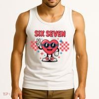Six Seven 6-7 Valentines Day Tank Top thumb 3