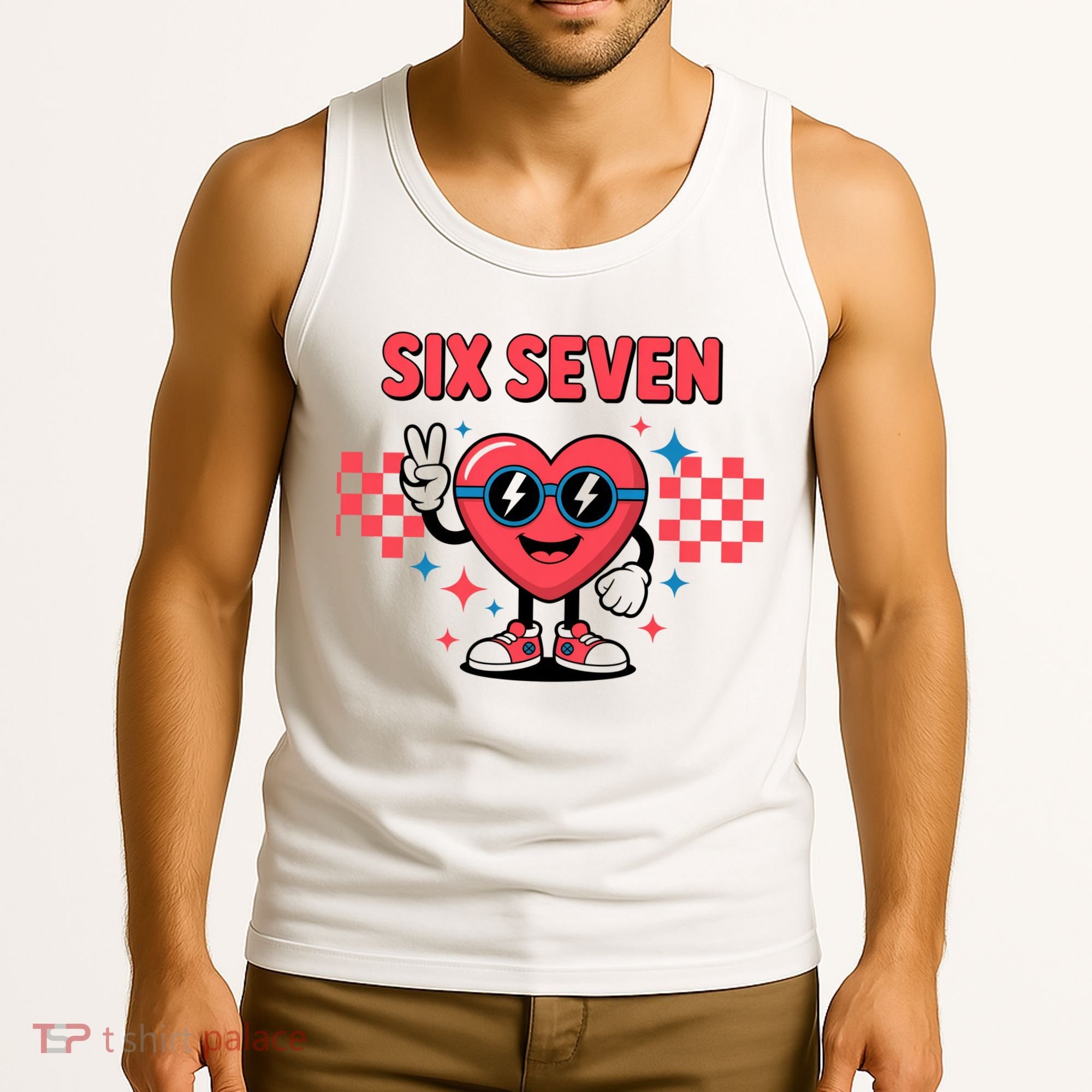 Six Seven 6-7 Valentines Day Tank Top