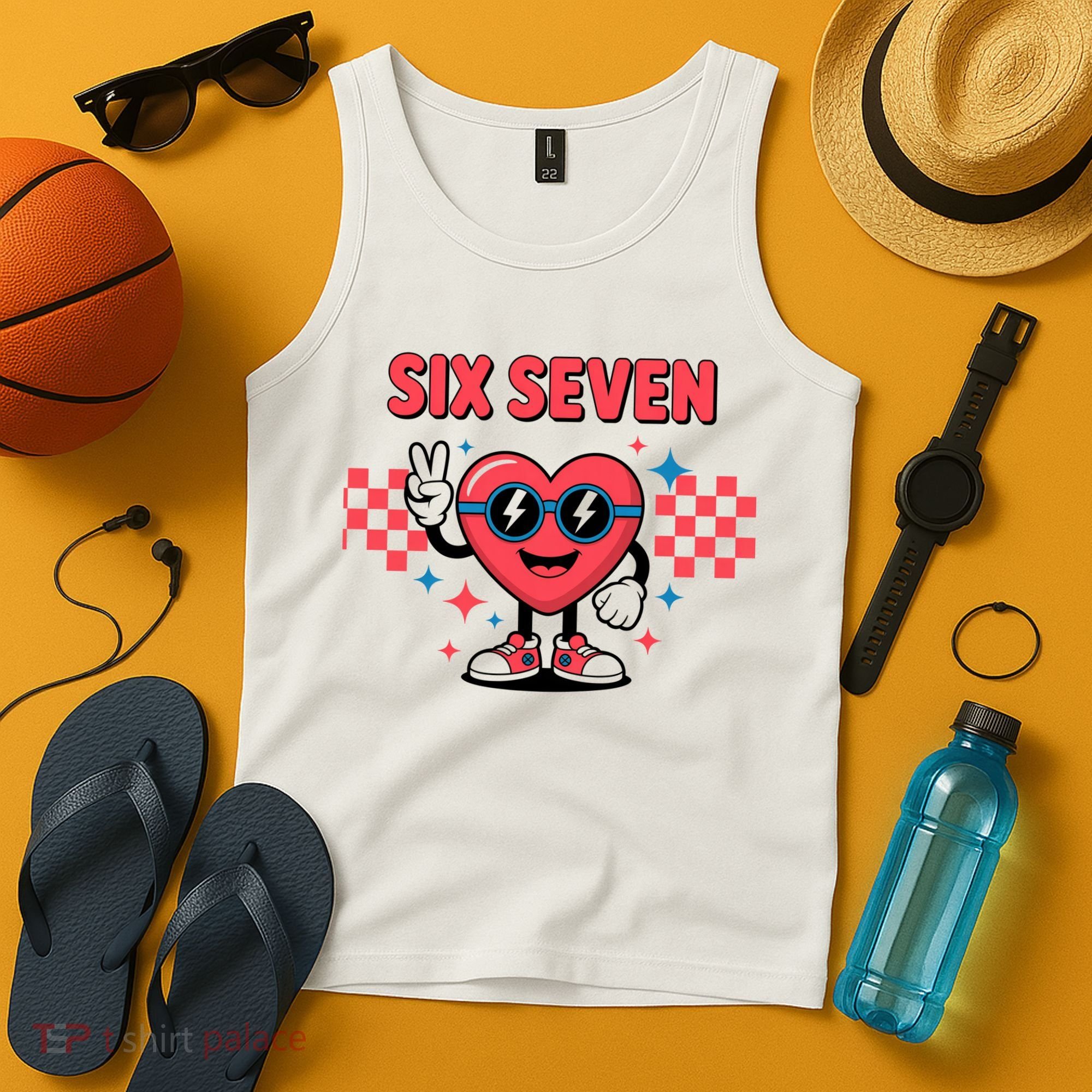 Six Seven 6-7 Valentines Day Tank Top