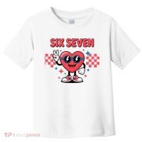 Six Seven 6-7 Valentines Day Toddler T-Shirt thumb 0