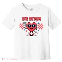 Six Seven 6-7 Valentines Day Toddler T-Shirt thumb 0