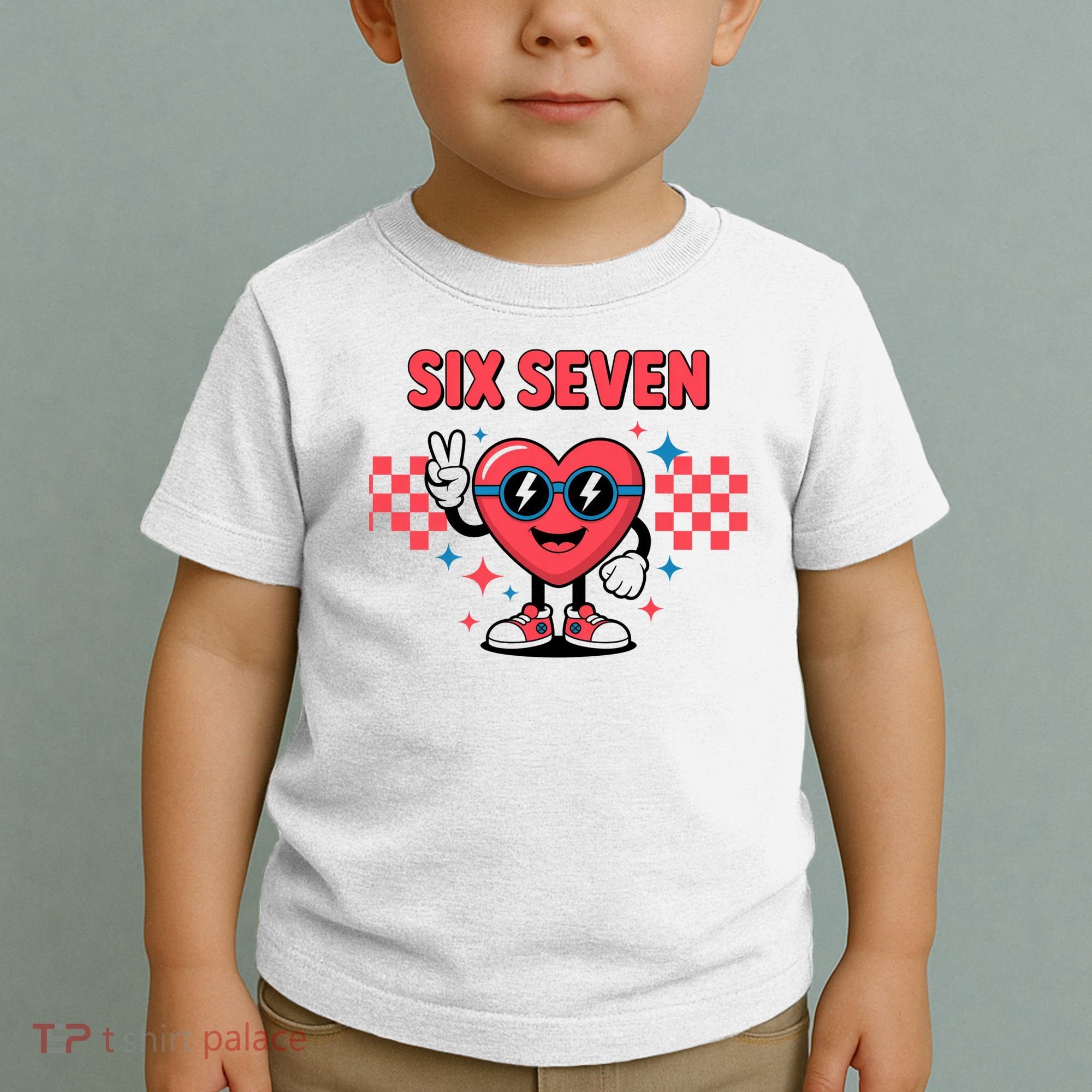 Six Seven 6-7 Valentines Day Toddler T-Shirt