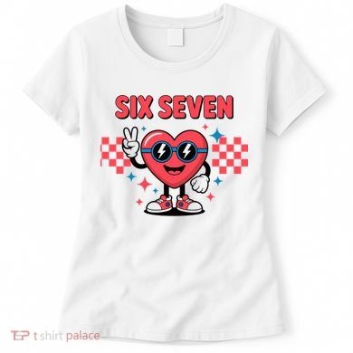 Six Seven 6-7 Valentines Day Women's T-Shirt
