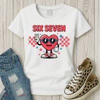 Six Seven 6-7 Valentines Day Women's T-Shirt thumb 3