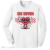 Six Seven 6-7 Valentines Day Kids Long Sleeve Shirt thumb 0